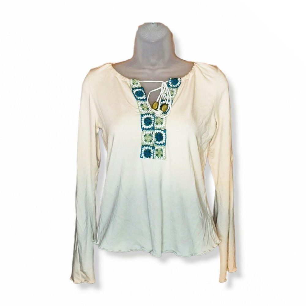 Mudd Clothing Y2K Boho Top sz L
